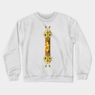 Two-Headed Giraffe Crewneck Sweatshirt